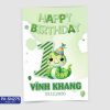 Thiệp sinh nhật - Thiệp Thôi nôi bé trai Tuổi Rắn - Tuổi Tỵ