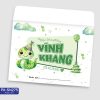 Thiệp sinh nhật - Thiệp Thôi nôi bé trai Tuổi Rắn - Tuổi Tỵ