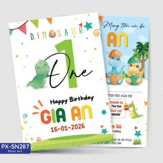 Thiệp chủ đề Khủng Long